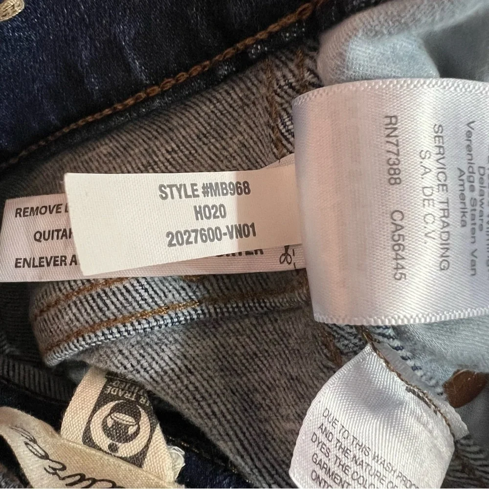 Madewell 10" High-Rise Skinny Jeans Cordell Wash Heatrich Denim Edition Size 24 - Picture 14 of 14